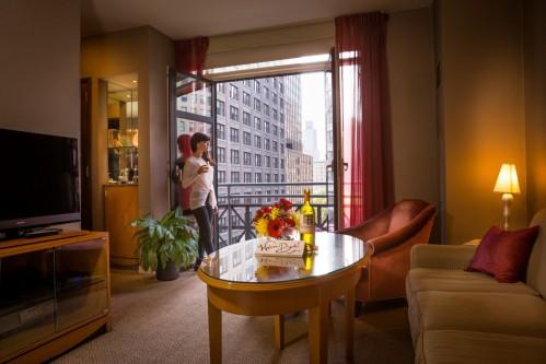 Our Balcony King Suite boasts charming views of Park Avenue South from its own private Juliet Balcony.